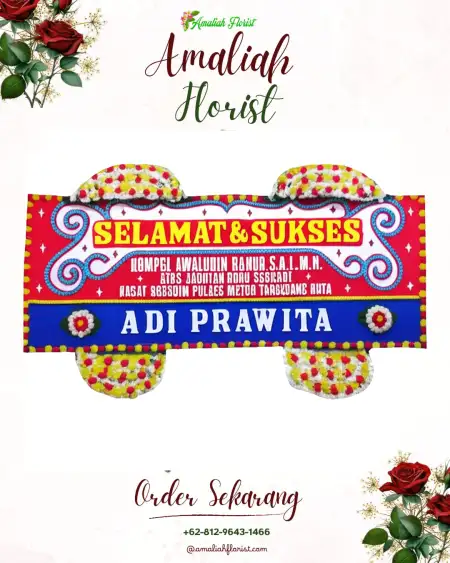 Papan Bunga Ucapan Selamat Haurseah